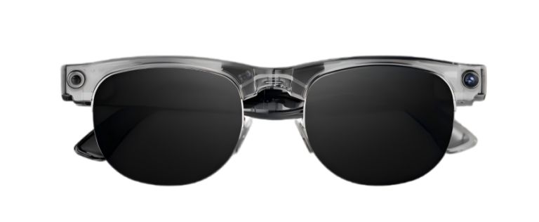 NEOMIX A1 smart glasses translucent tech color half-frame