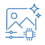 AI image processing icon for Neomix smart eyewear