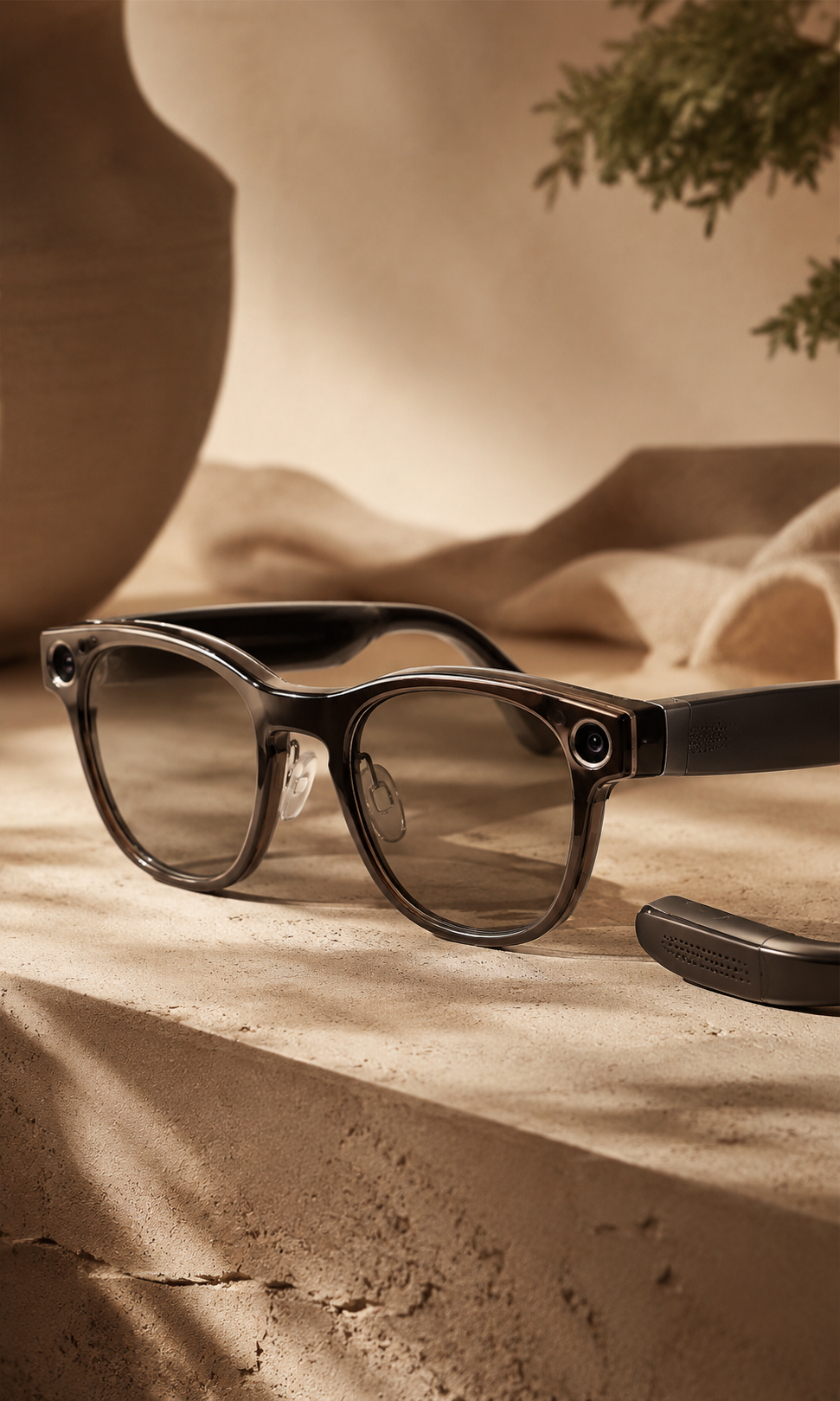 Neomix A1 AI smart glasses with gesture control, 1080P 60fps POV camera and open-ear audio