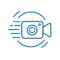 Motion-friendly video icon for Neomix smart glasses